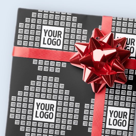 Ihr Logo oder Bild | Einzigartiges modernes Muster Geschenkpapier