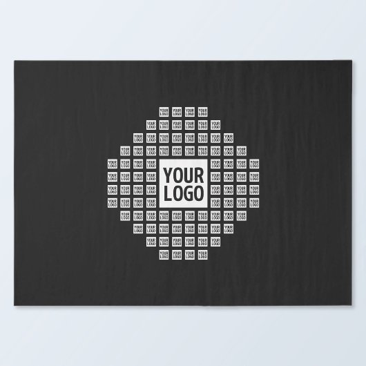 Ihr Logo oder Bild | Einzigartiges modernes Muster Seidenpapier