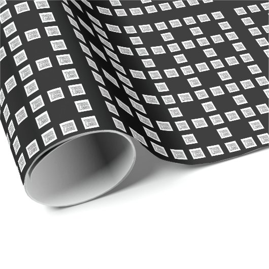 Ihr Logo oder Bild Einzigartiges, sich wiederholen Geschenkpapier (Rolleneckpunkt)