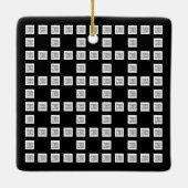 Ihr Logo oder Bild Einzigartiges, sich wiederholen Keramikornament (Rückseite)