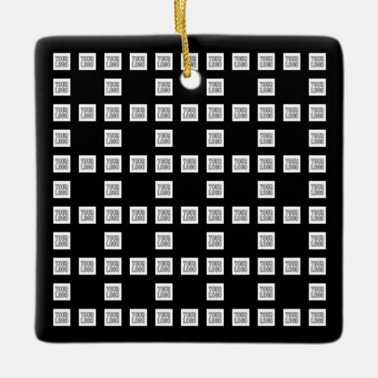 Ihr Logo oder Bild Einzigartiges, sich wiederholen Keramikornament (Vorderseite)