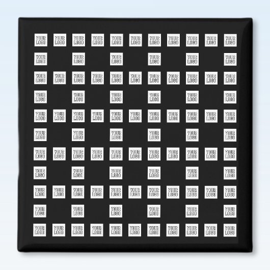 Ihr Logo oder Bild Einzigartiges, sich wiederholen Magnet