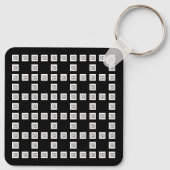 Ihr Logo oder Bild Einzigartiges, sich wiederholen Schlüsselanhänger (Rückseite)