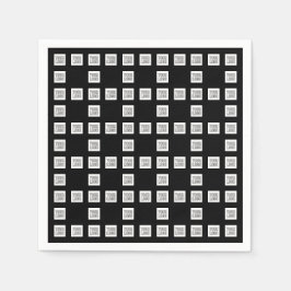 Ihr Logo oder Bild Einzigartiges, sich wiederholen Serviette