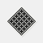 Ihr Logo oder Bild Einzigartiges, sich wiederholen Serviette (Ecke)