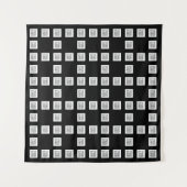 Ihr Logo oder Bild Einzigartiges, sich wiederholen Wandteppich (Vorderseite (Horizontal))