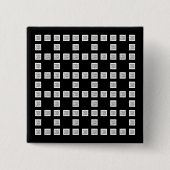 Ihr Logo oder Bild einzigartiges Wiederholungsmust Button (Vorderseite)