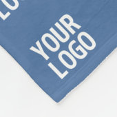 Ihr Logo oder Bild | Muster für vertikale Streifen Fleecedecke (Ecke)