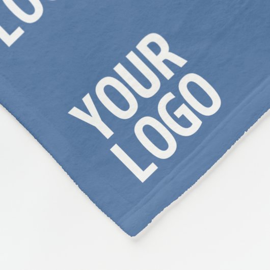 Ihr Logo oder Bild | Muster für vertikale Streifen Fleecedecke (Ecke)