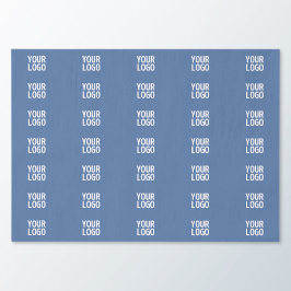 Ihr Logo oder Bild | Muster für vertikale Streifen Seidenpapier