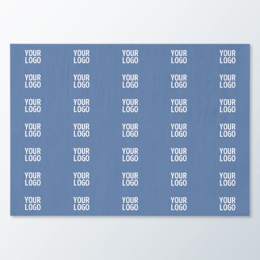 Ihr Logo oder Bild | Muster für vertikale Streifen Seidenpapier