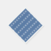 Ihr Logo oder Bild | Muster für vertikale Streifen Serviette (Ecke)