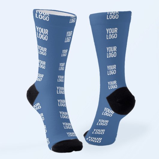 Ihr Logo oder Bild | Muster für vertikale Streifen Socken