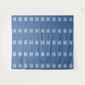 Ihr Logo oder Bild | Muster für vertikale Streifen Wandteppich (Vorderseite (Horizontal))