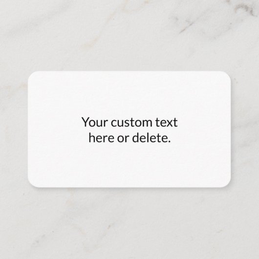 Ihr Logo oder Bild und bearbeiteter Text | Schwarz Begleitkarte (Rückseite)