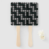 Ihr Logo oder Bild | Zig Zag Muster mit zwei Bilde Fächer (Vorne und Hinten)