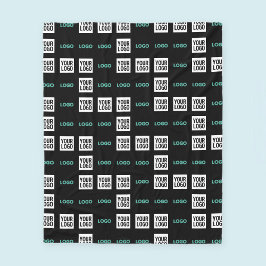 Ihr Logo oder Bild | Zig Zag Muster mit zwei Bilde Fleecedecke