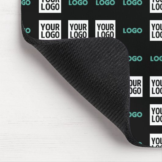 Ihr Logo oder Bild | Zig Zag Muster mit zwei Bilde Mousepad (Ecke)