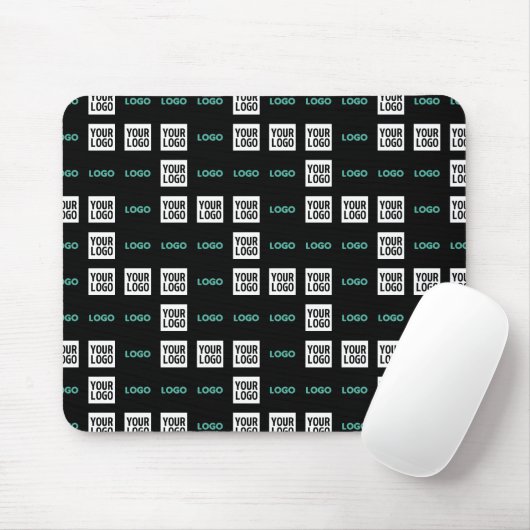 Ihr Logo oder Bild | Zig Zag Muster mit zwei Bilde Mousepad (Mit Mouse)