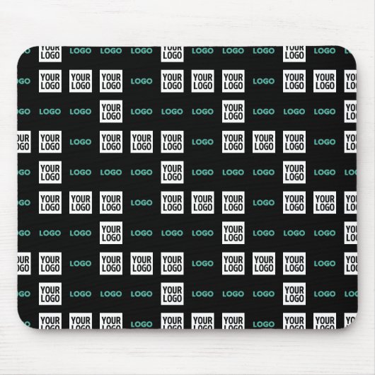 Ihr Logo oder Bild | Zig Zag Muster mit zwei Bilde Mousepad (Vorne)