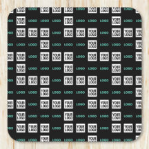 Ihr Logo oder Bild | Zig Zag Muster mit zwei Bilde