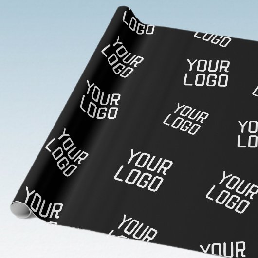 Ihr Logo oder Bild | Zufällig aussehende Vorlage Geschenkpapier