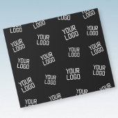 Ihr Logo oder Bild | Zufällig aussehende Vorlage Geschenkpapier