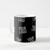 Ihr Logo oder Bild | Zufällig aussehende Vorlage Kaffeetasse (Vorderseite Links)