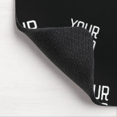Ihr Logo oder Bild | Zufällig aussehende Vorlage Mousepad (Ecke)