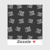 Ihr Logo oder Bild | Zufällige Suchvorlage Aufkleber (Blatt)