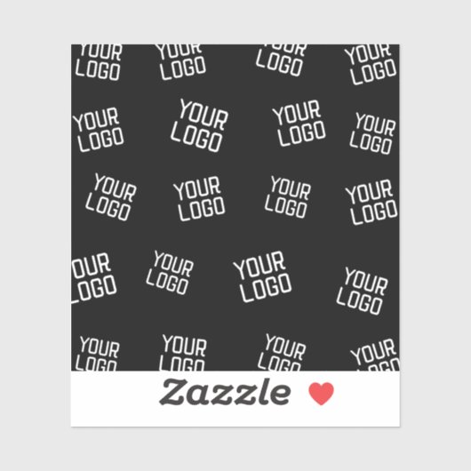 Ihr Logo oder Bild | Zufällige Suchvorlage Aufkleber (Blatt)