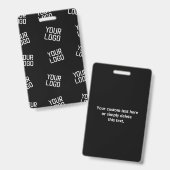 Ihr Logo oder Bild | Zufällige Suchvorlage Ausweis (Front & Back)