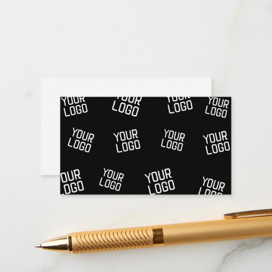 Ihr Logo oder Bild | Zufällige Suchvorlage Begleitkarte (Vorderseite/Rückseite Beispiel)