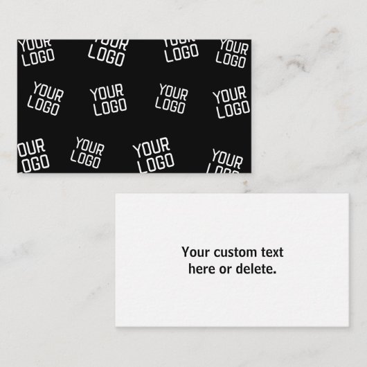 Ihr Logo oder Bild | Zufällige Suchvorlage Begleitkarte (Vorne/Hinten)