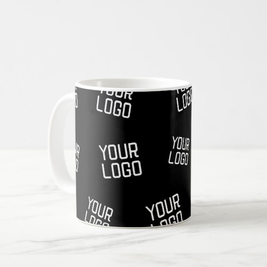 Ihr Logo oder Bild | Zufällige Suchvorlage Kaffeetasse (Vorderseite Links)