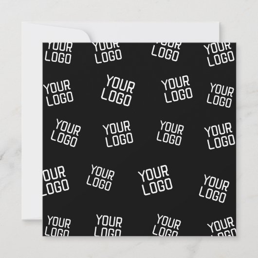 Ihr Logo oder Bild | Zufällige Suchvorlage Mitteilungskarte (Vorderseite)