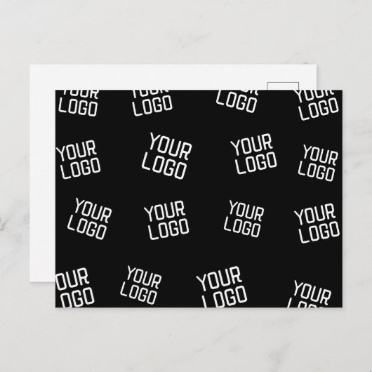 Ihr Logo oder Bild | Zufällige Suchvorlage Postkarte (Vorne/Hinten)