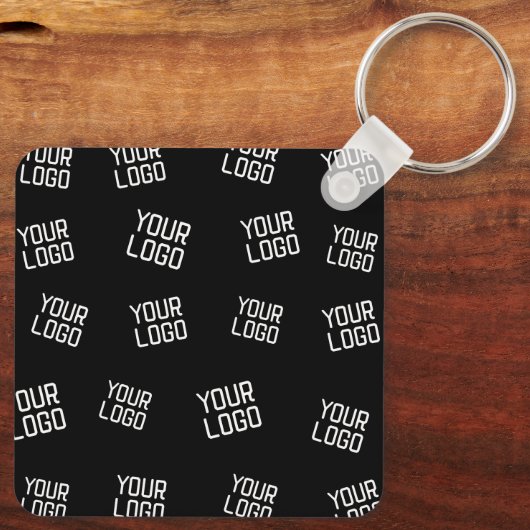 Ihr Logo oder Bild | Zufällige Suchvorlage Schlüsselanhänger (Rückseite)