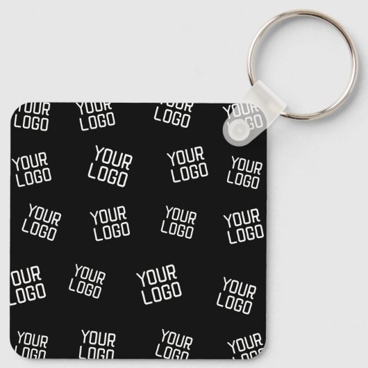 Ihr Logo oder Bild | Zufällige Suchvorlage Schlüsselanhänger (Rückseite)