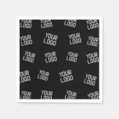 Ihr Logo oder Bild | Zufällige Suchvorlage Serviette (Vorderseite)