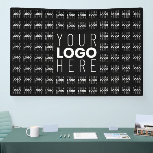 Ihr Logo oder Bildgeflechtetes Muster Großbildlogo Banner (Messe)