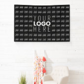 Ihr Logo oder Bildgeflechtetes Muster Großbildlogo Banner (InSitu)