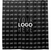 Ihr Logo oder Bildgeflechtetes Muster Großbildlogo Duschvorhang (Vorderseite)