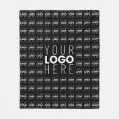 Ihr Logo oder Bildgeflechtetes Muster Großbildlogo Fleecedecke (Vorderseite)