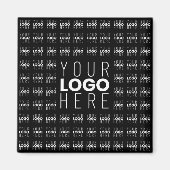 Ihr Logo oder Bildgeflechtetes Muster Großbildlogo Magnet (Vorne)