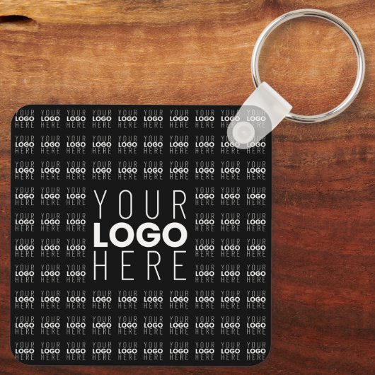 Ihr Logo oder Bildgeflechtetes Muster Großbildlogo Schlüsselanhänger (Rückseite)