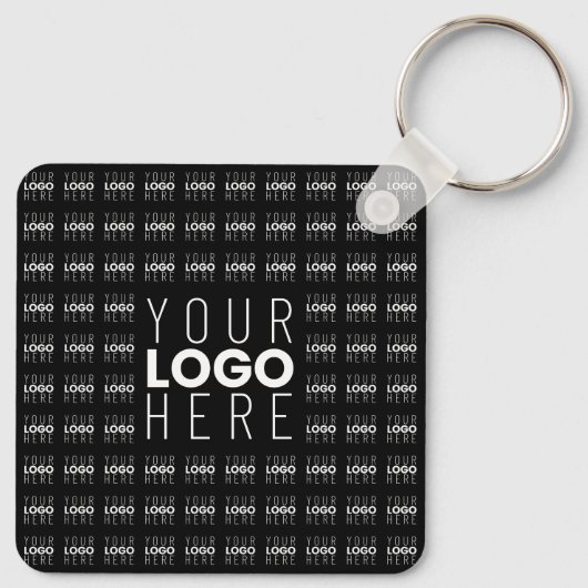 Ihr Logo oder Bildgeflechtetes Muster Großbildlogo Schlüsselanhänger (Rückseite)