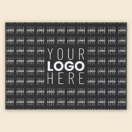 Ihr Logo oder Bildgeflechtetes Muster Großbildlogo Seidenpapier