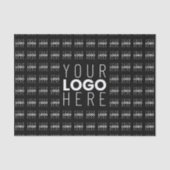 Ihr Logo oder Bildgeflechtetes Muster Großbildlogo Seidenpapier (Vorderseite)