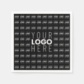 Ihr Logo oder Bildgeflechtetes Muster Großbildlogo Serviette (Vorderseite)
